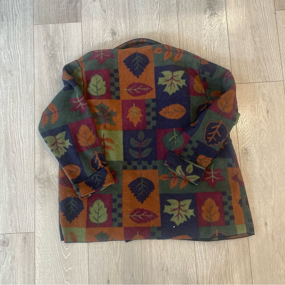 Classic Elements Multicolor Leaf Jacket - image 2